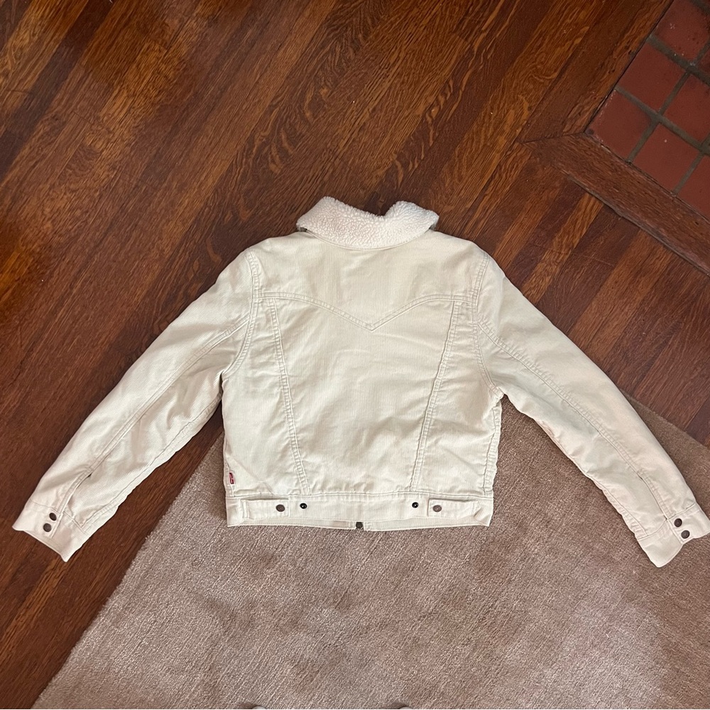 Levi’s Slim Sherpa Zip Trucker Jacket - Picture 8 of 8